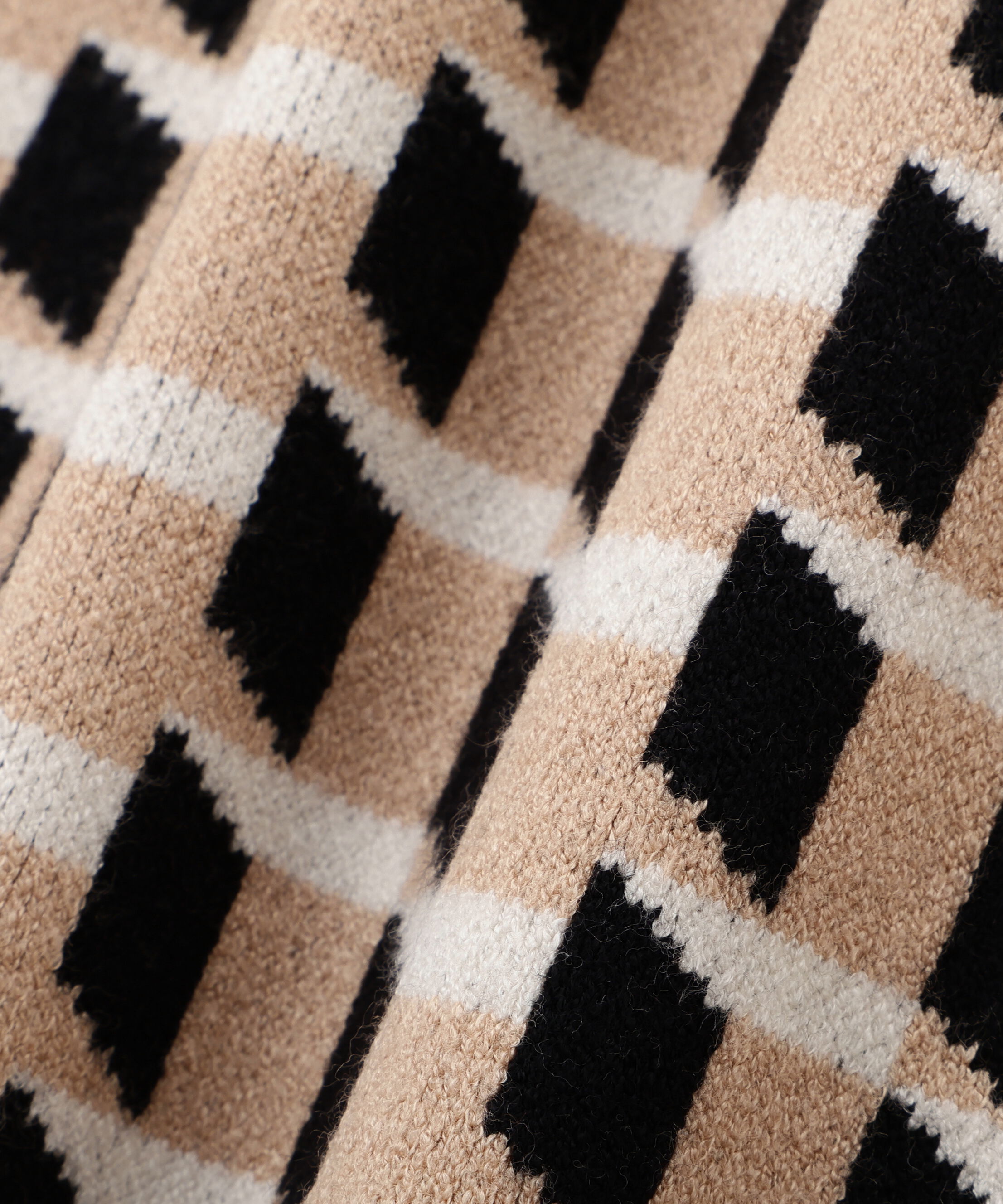  「◆ジオメトリックジャガードニットワンピース」|ワンピース|