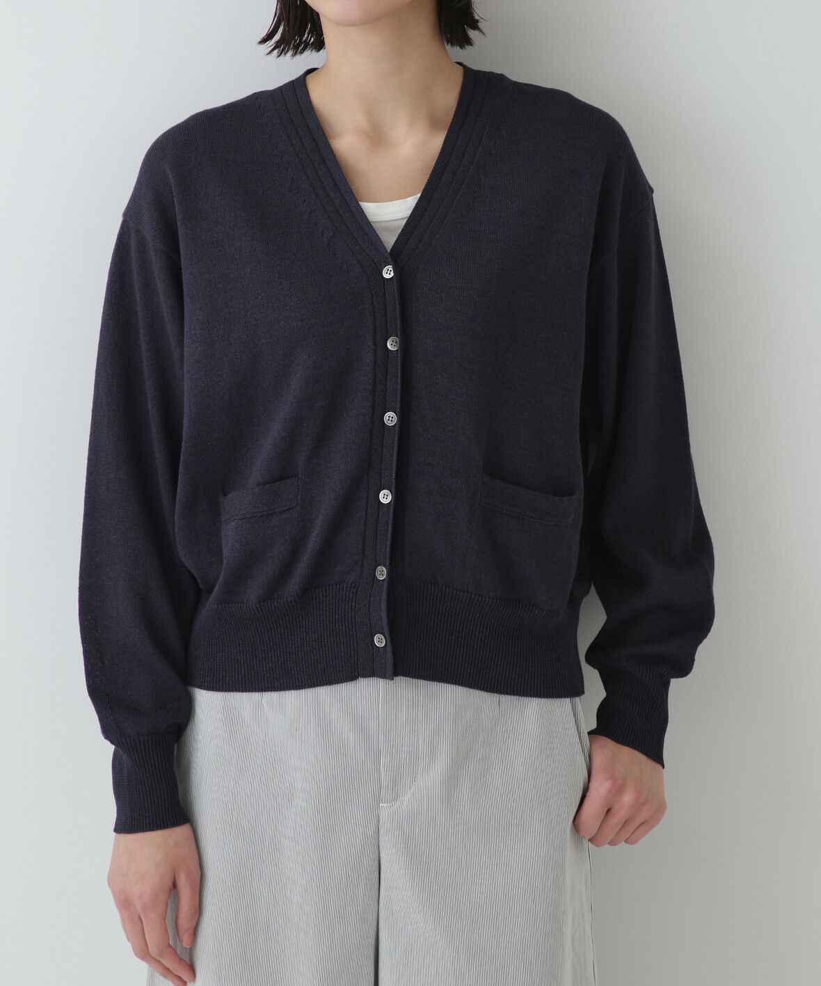  「◆ペーパーヤーンカーディガン」|ニット・セーター|