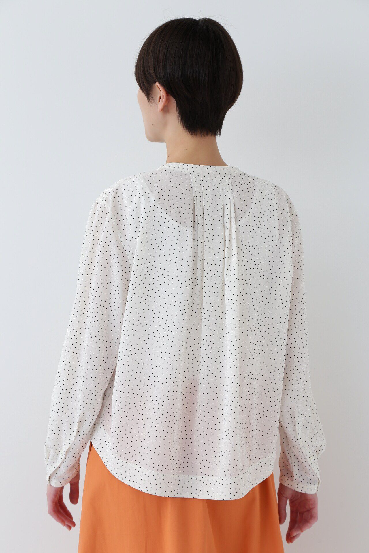  「◆ドットプリントブラウス」|シャツ・ブラウス|