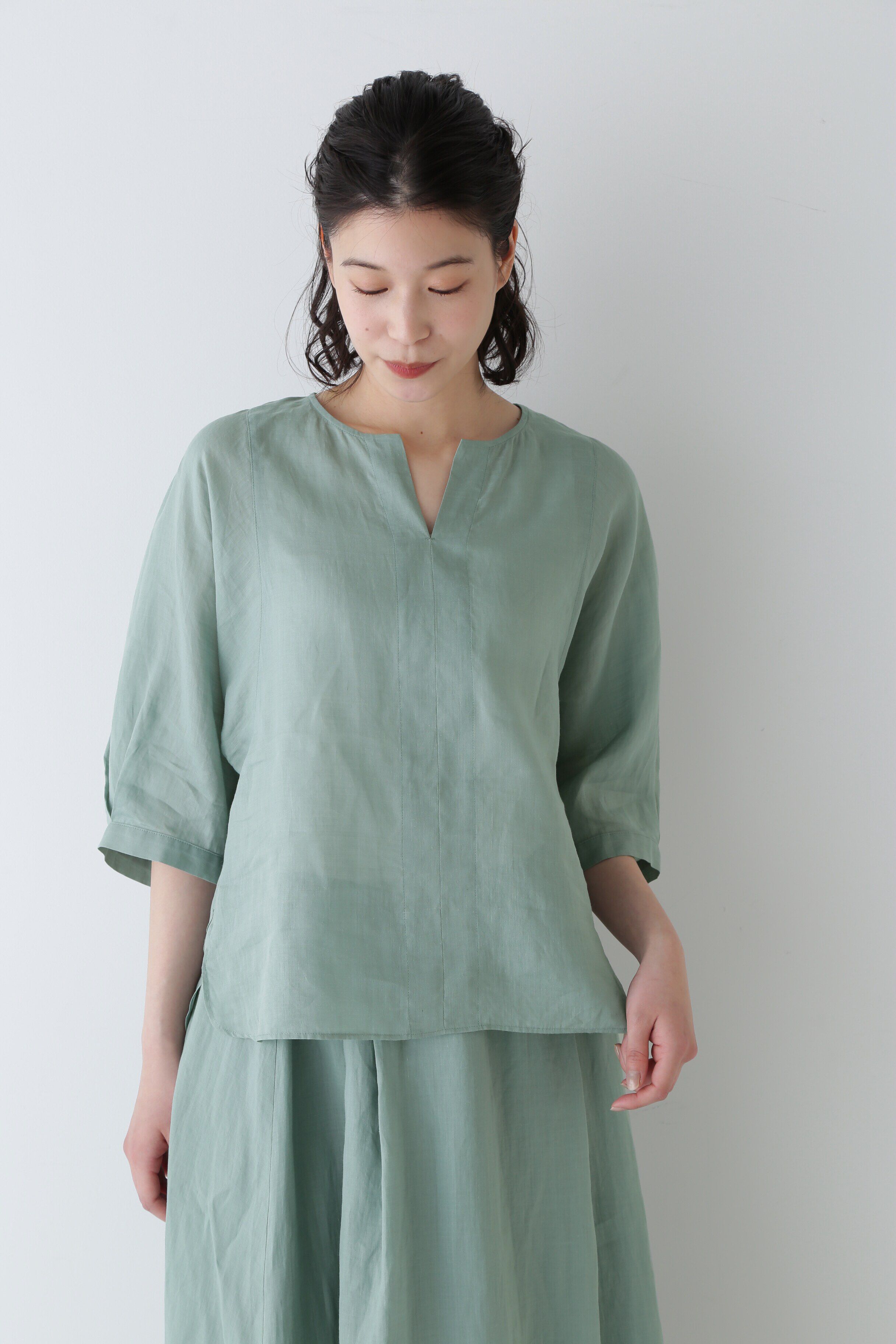  「◆１６０／１ラミープルオーバー」|シャツ・ブラウス|