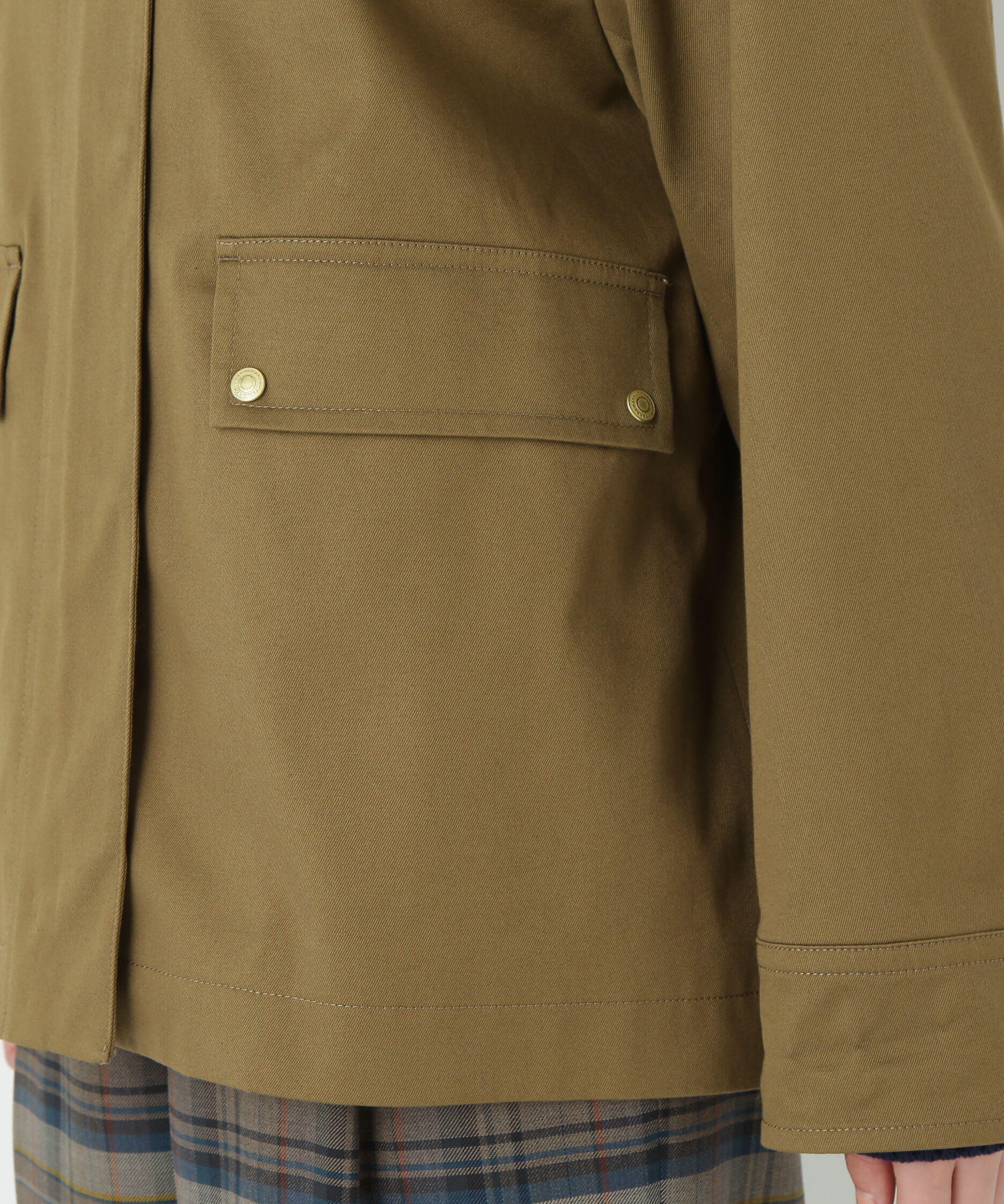  「◆コットンツイルストレッチブルゾン」|ブルゾン・スタジャン|