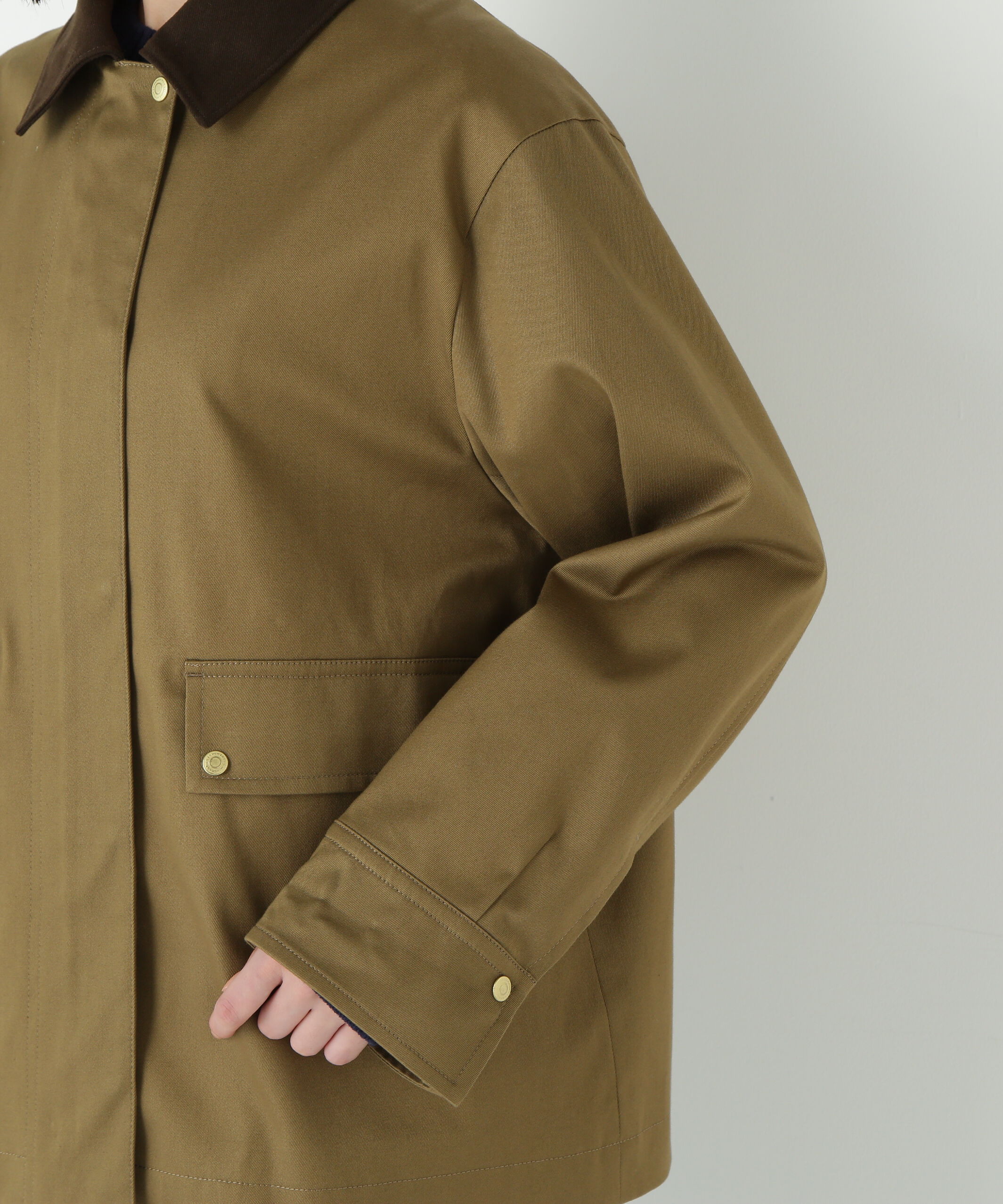  「◆コットンツイルストレッチブルゾン」|ブルゾン・スタジャン|