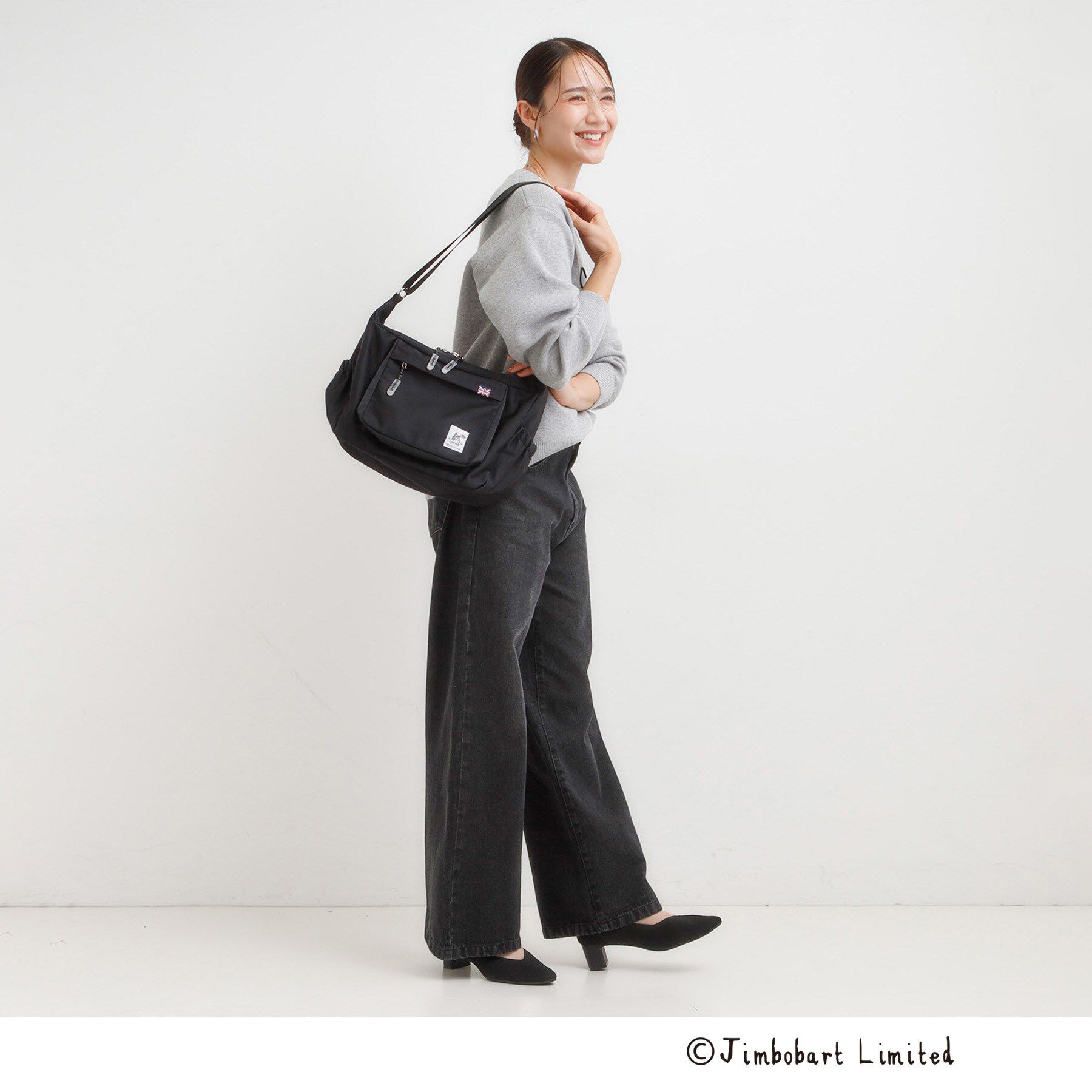 SHOO･LA･RUE「【撥水】立体ポケットショルダーバッグ【Jimbobart】」|ショルダー・メッセンジャー|