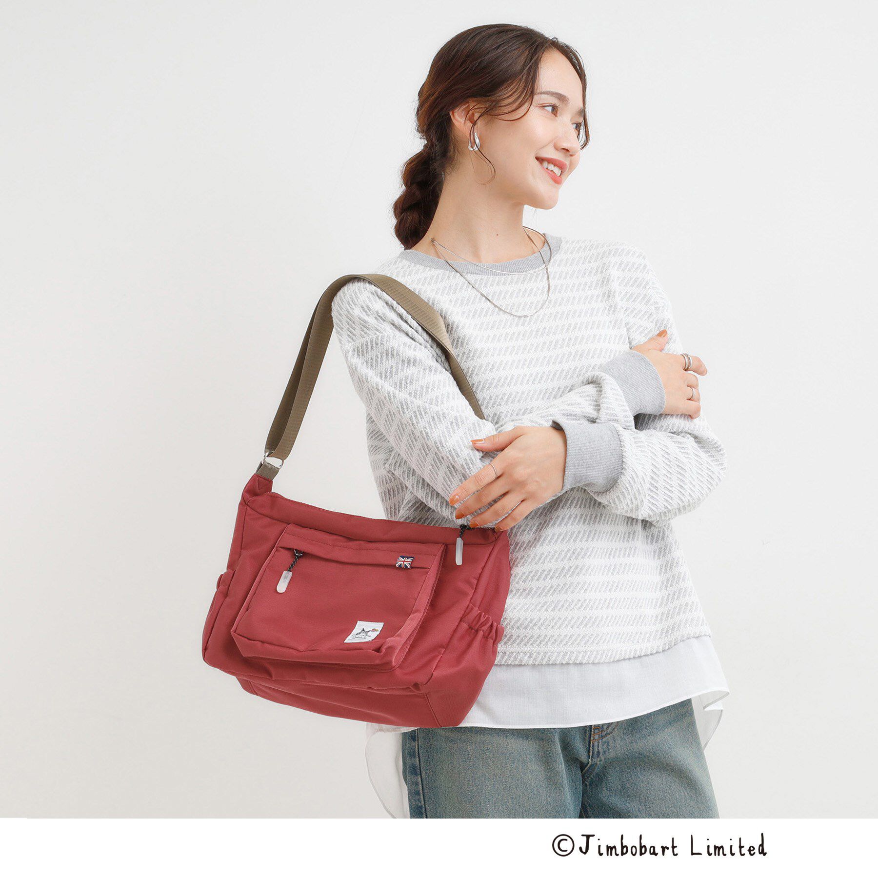 SHOO･LA･RUE「【撥水】立体ポケットショルダーバッグ【Jimbobart】」|ショルダー・メッセンジャー|