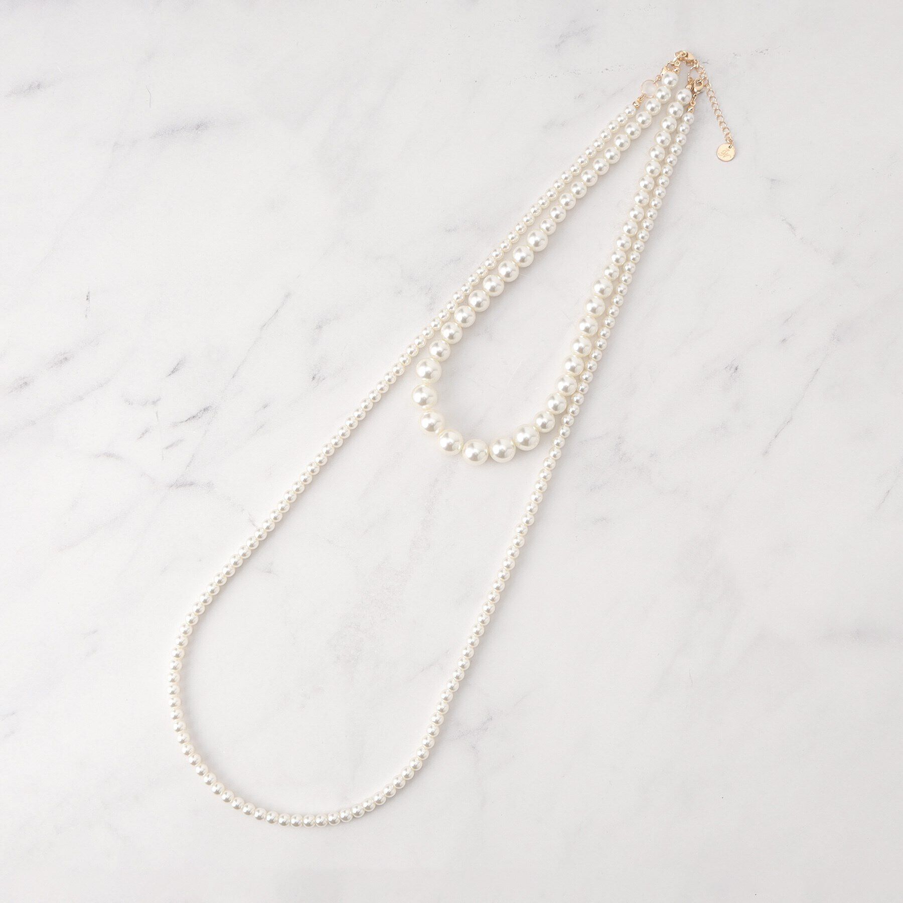 Dessin「【入卒／セレモニー】7WAYパール調ネックレス」|ネックレス|