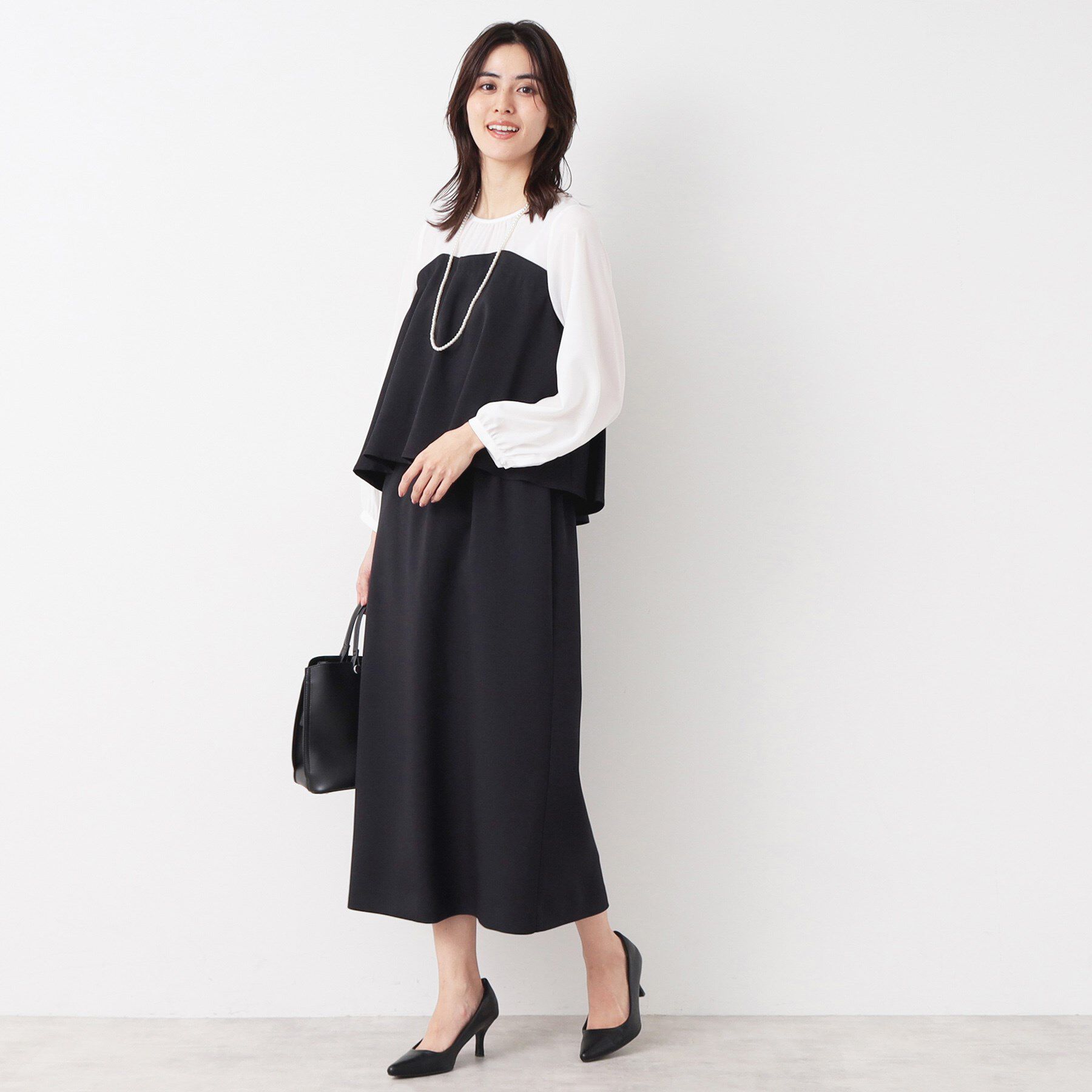 Dessin「【入卒/セレモニー/洗える】セットアップ風ワンピース」|ワンピース|