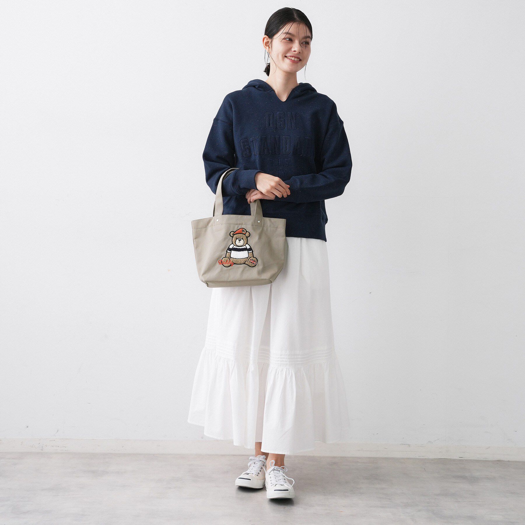 Dessin「Deddyさがら刺繍トートバッグ」|トートバッグ|