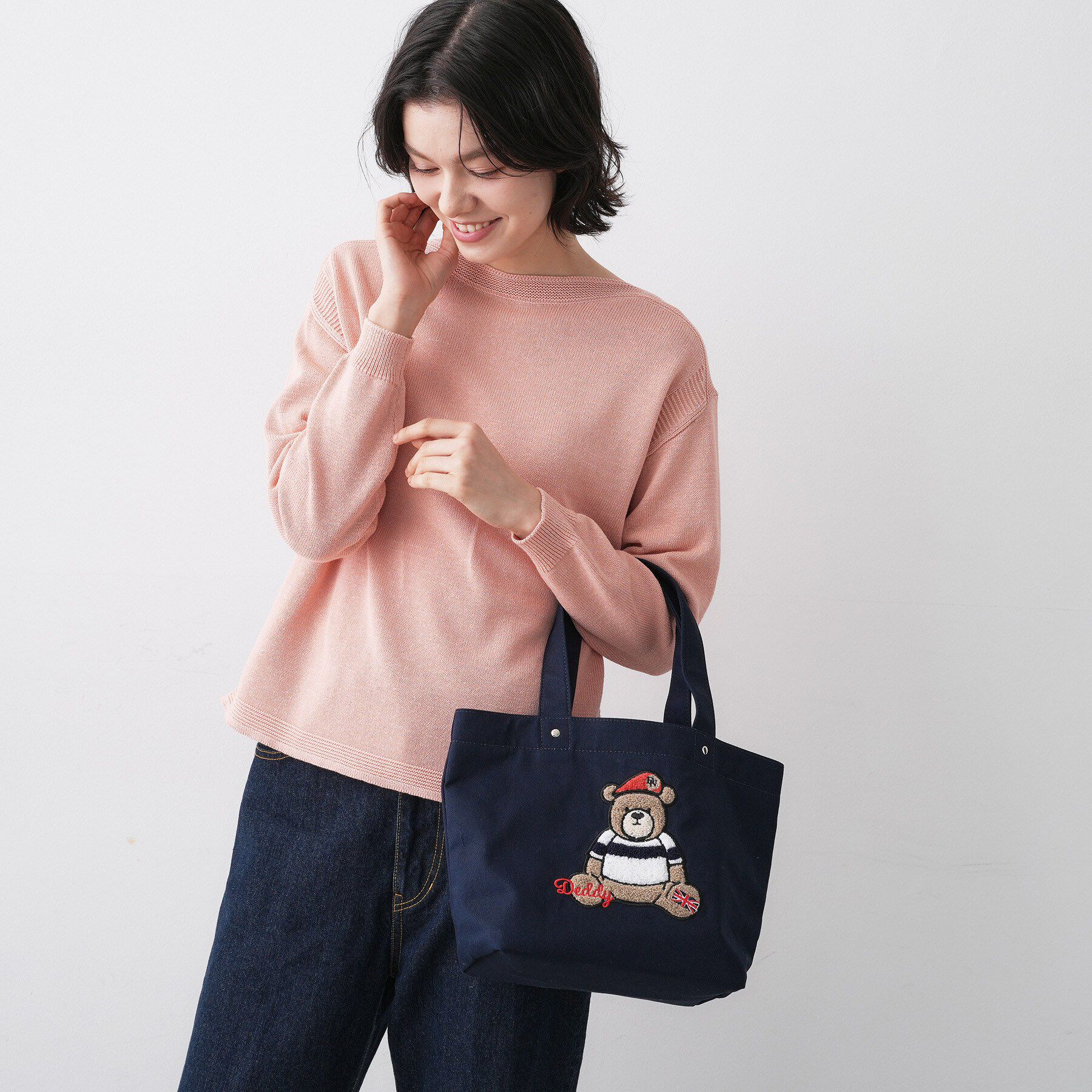 Dessin「Deddyさがら刺繍トートバッグ」|トートバッグ|