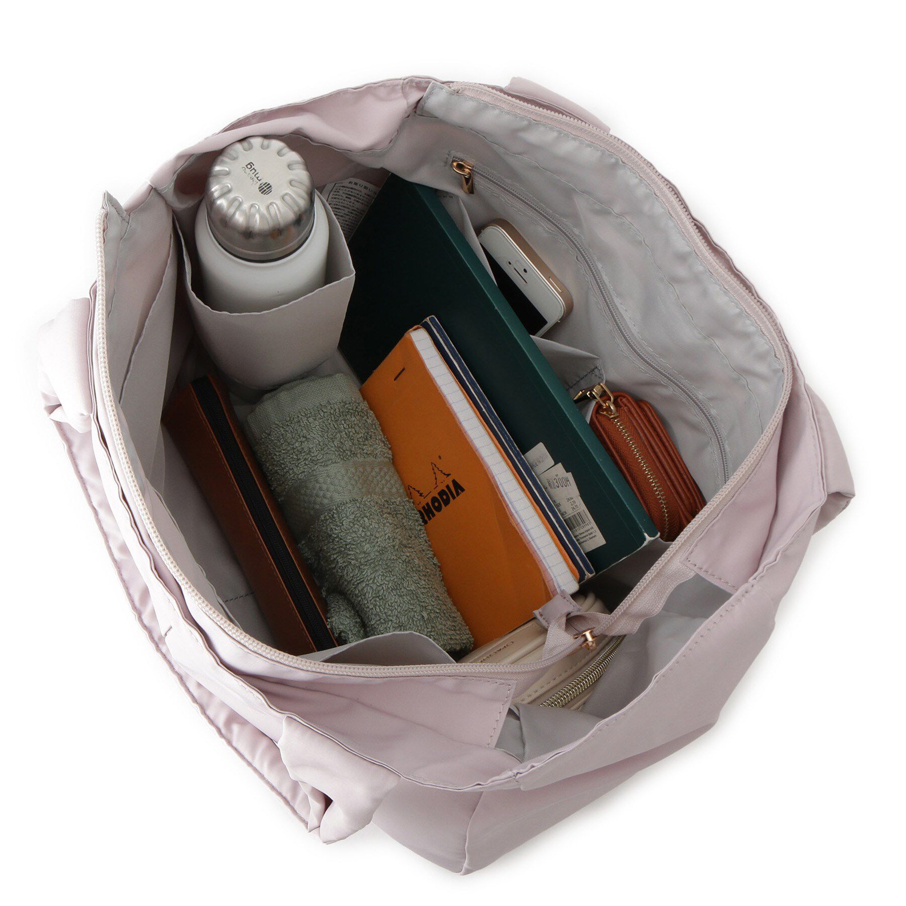 ITS&rsquo;DEMO「【A4対応／9ポケット】ふんわり軽量トート」|トートバッグ|