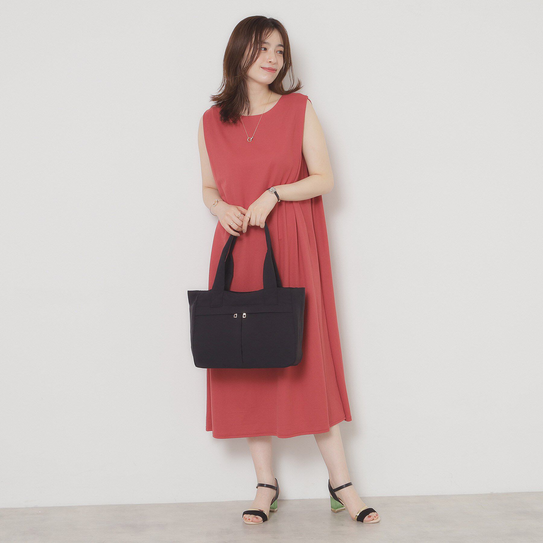 ITS&rsquo;DEMO「【A4対応／9ポケット】ふんわり軽量トート」|トートバッグ|