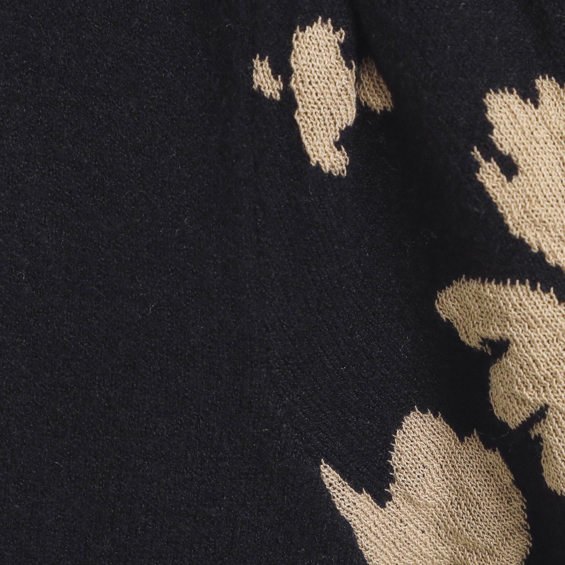 ITS&rsquo;DEMO「【手洗い可】花柄ジャカード袖ニット」|ニット・セーター|