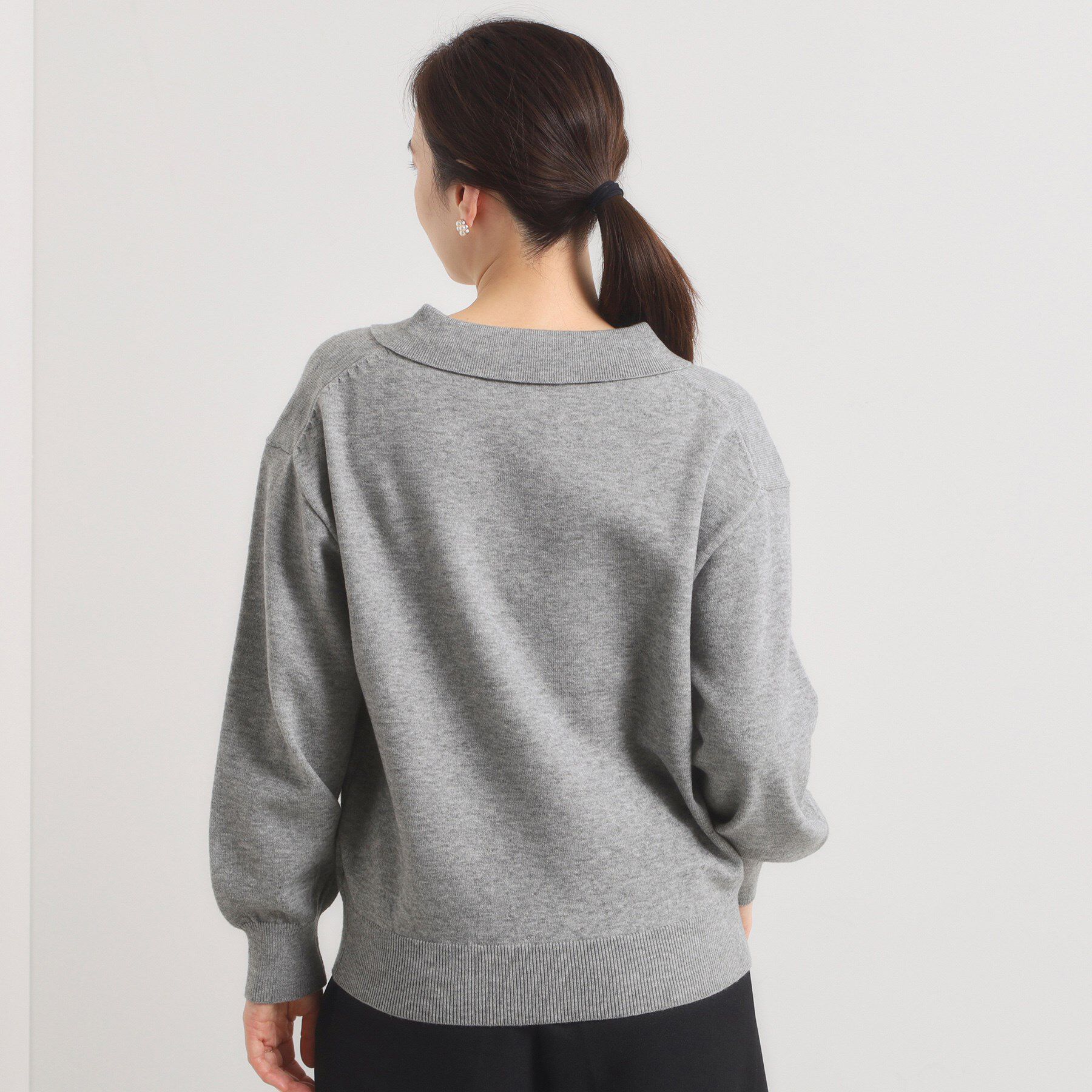 ITS&rsquo;DEMO「【手洗い可】襟付きニット」|ニット・セーター|