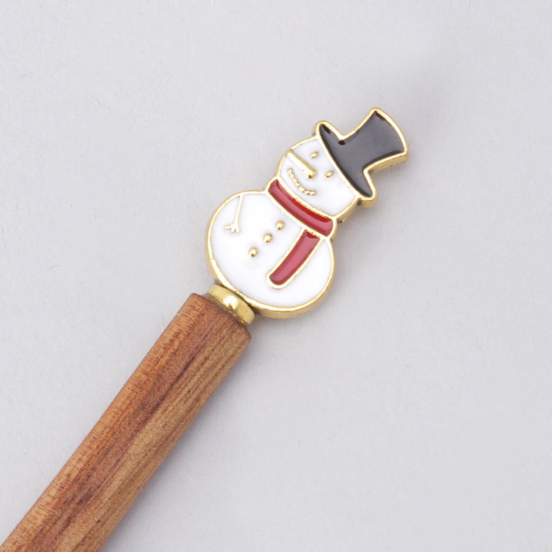 212 KITCHEN STORE「クリスマスウッドカトラリー スノーマンフォーク」|食器・キッチングッズ|