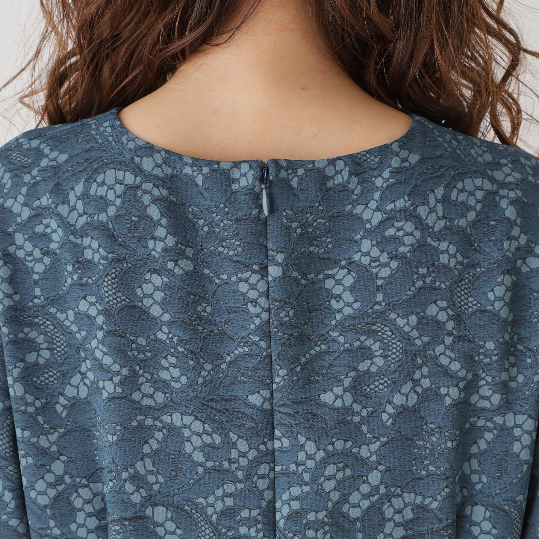 SunaUna「【co creation and yours／SS～L】レースプリントワンピース」|ワンピース|