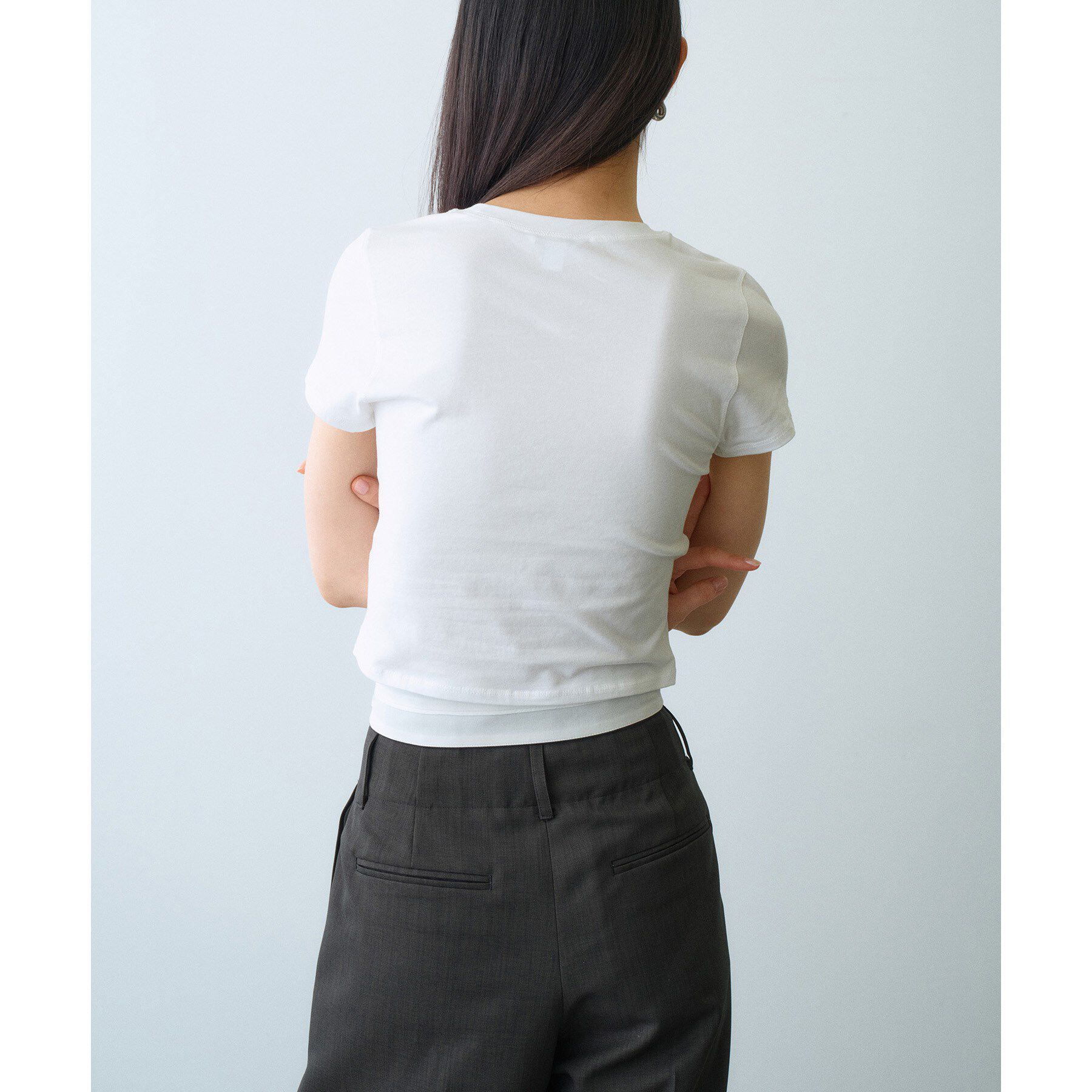 CODE A「Organic Basics｜Vutterfly Baby Tee」|Tシャツ・カットソー|