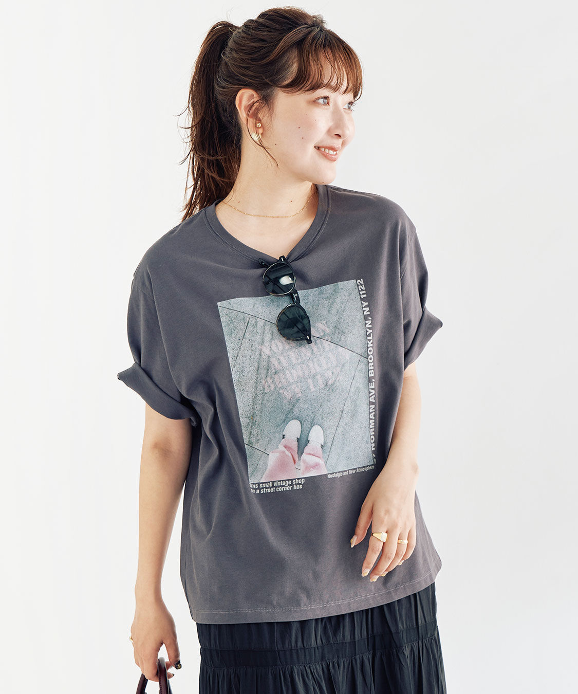 COCO DEAL「フォトグラフィックTシャツ」|Tシャツ・カットソー|