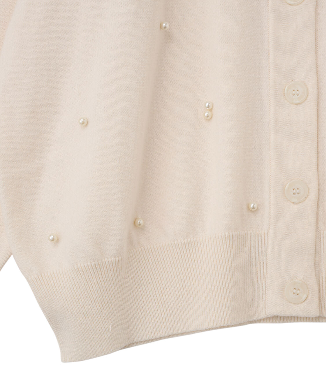 COCO DEAL「パールニットカーディガン」|ニット・セーター|