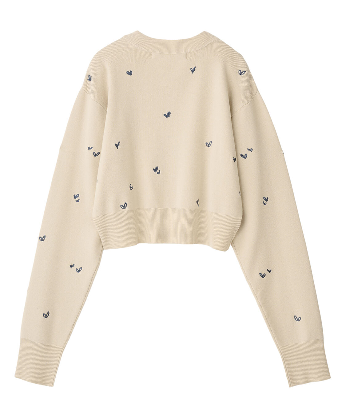 COCO DEAL「小花/ハート刺繍ニットカーディガン」|ニット・セーター|
