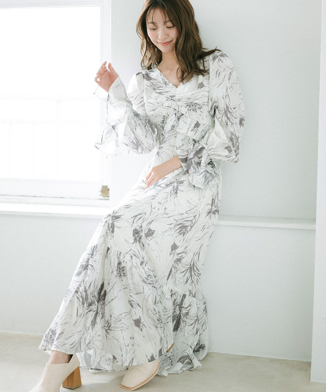 COCO DEAL「フラワープリントワンピース」|ワンピース|