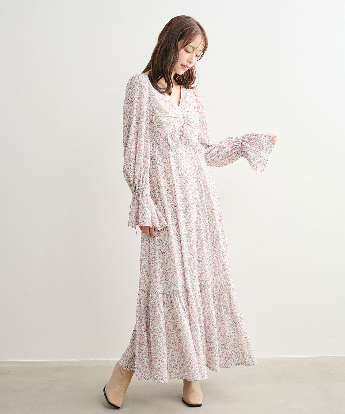 COCO DEAL「フラワープリントワンピース」|ワンピース|