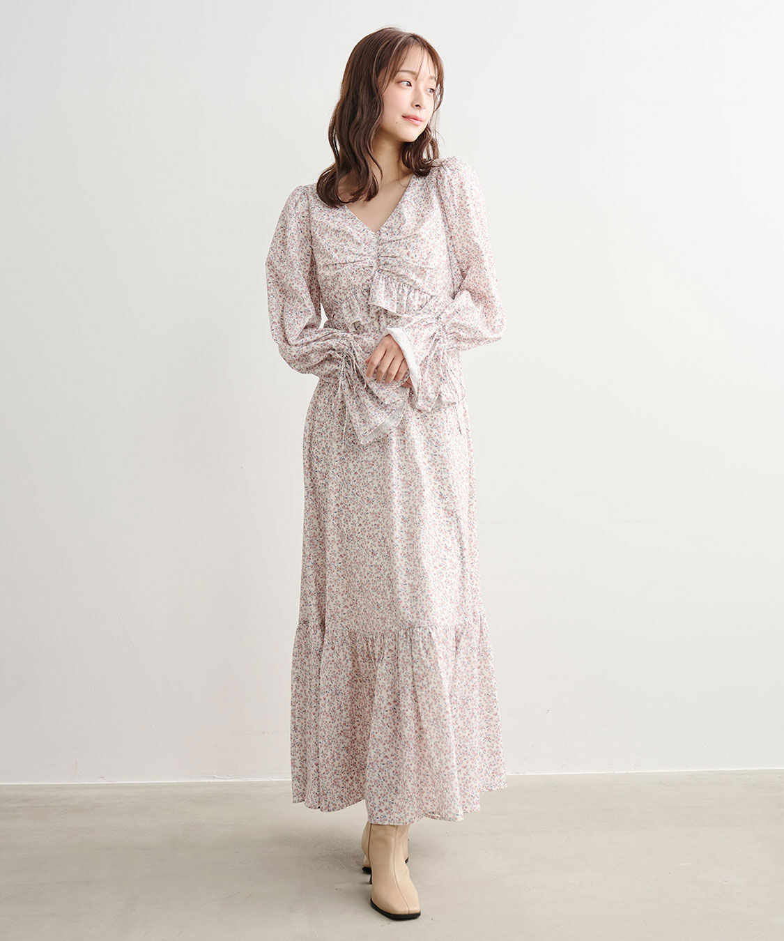 COCO DEAL「フラワープリントワンピース」|ワンピース|