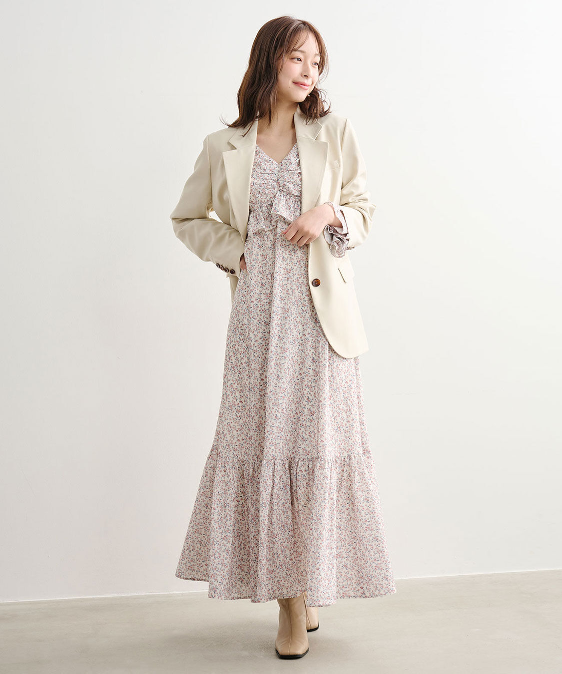 COCO DEAL「フラワープリントワンピース」|ワンピース|