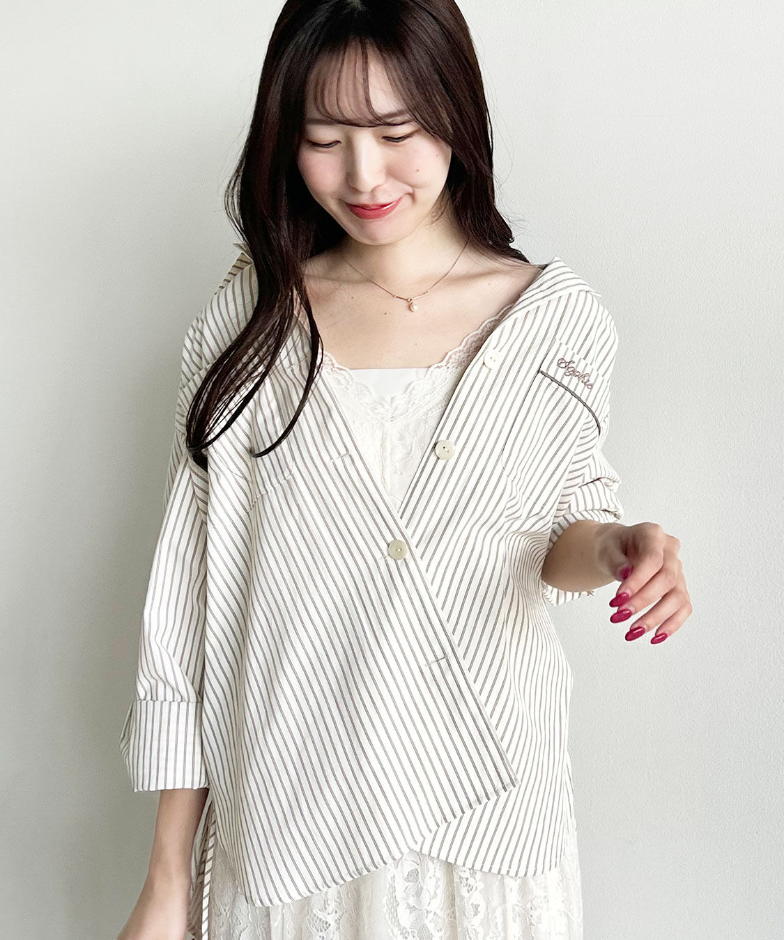 COCO DEAL「パジャマライクシャツ」|シャツ・ブラウス|