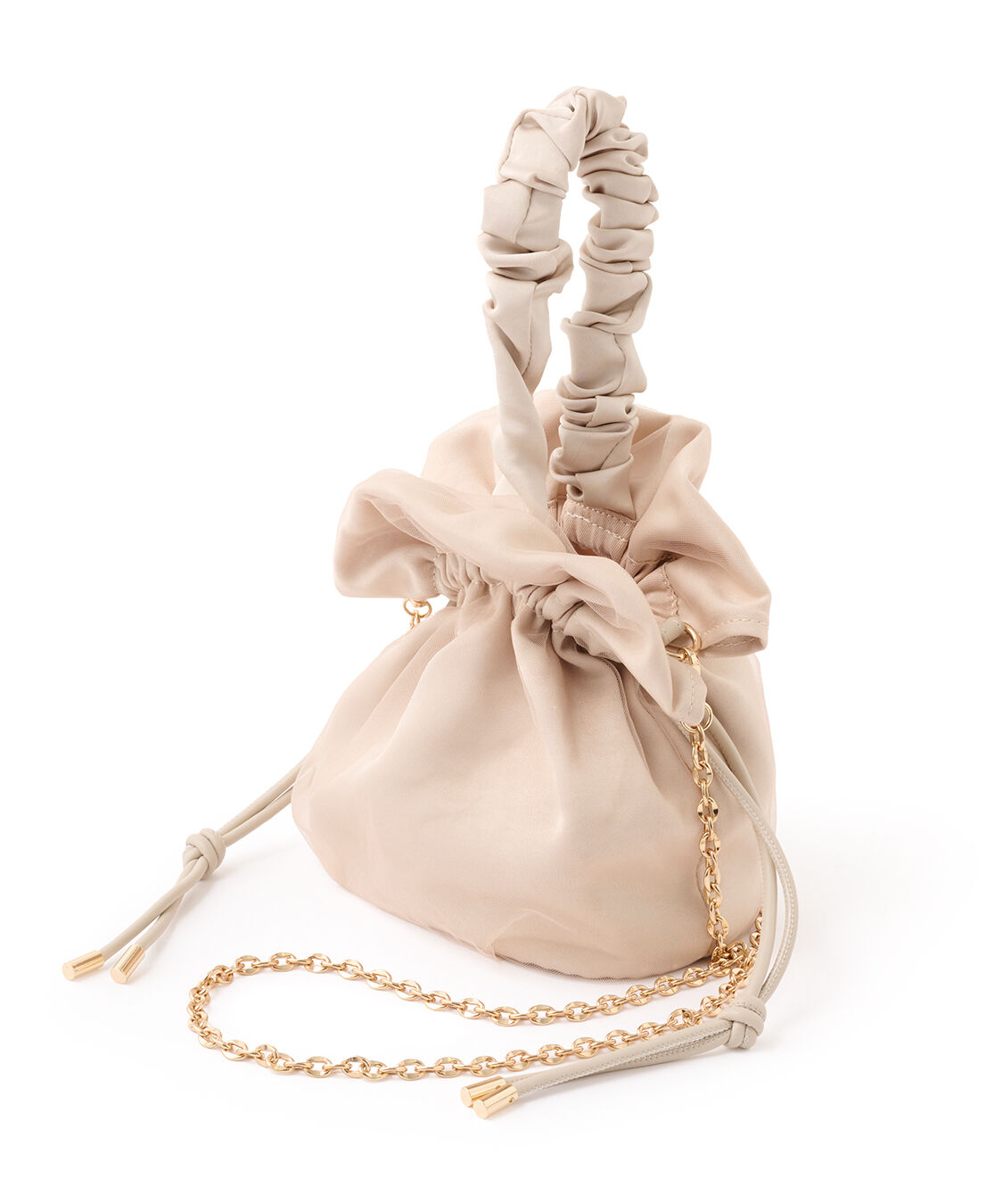 COCO DEAL「サテン巾着バッグ」|ショルダー・メッセンジャー|