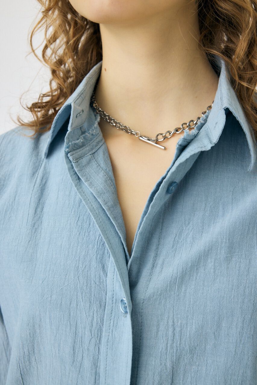 MOUSSY「LAYERED OVER シャツ」|シャツ・ブラウス|