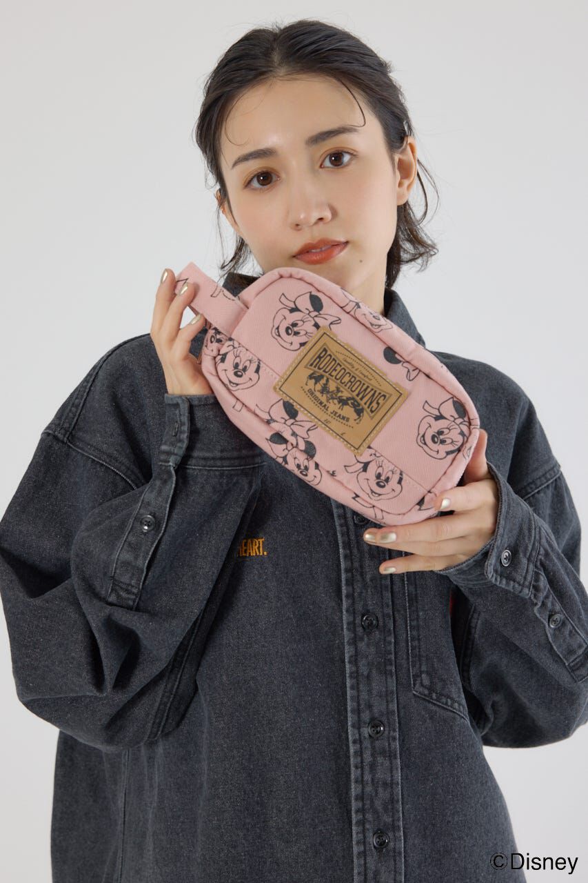 RODEO CROWNS「（ミッキー＆ミニー）DENIMポーチ」|ポーチ|