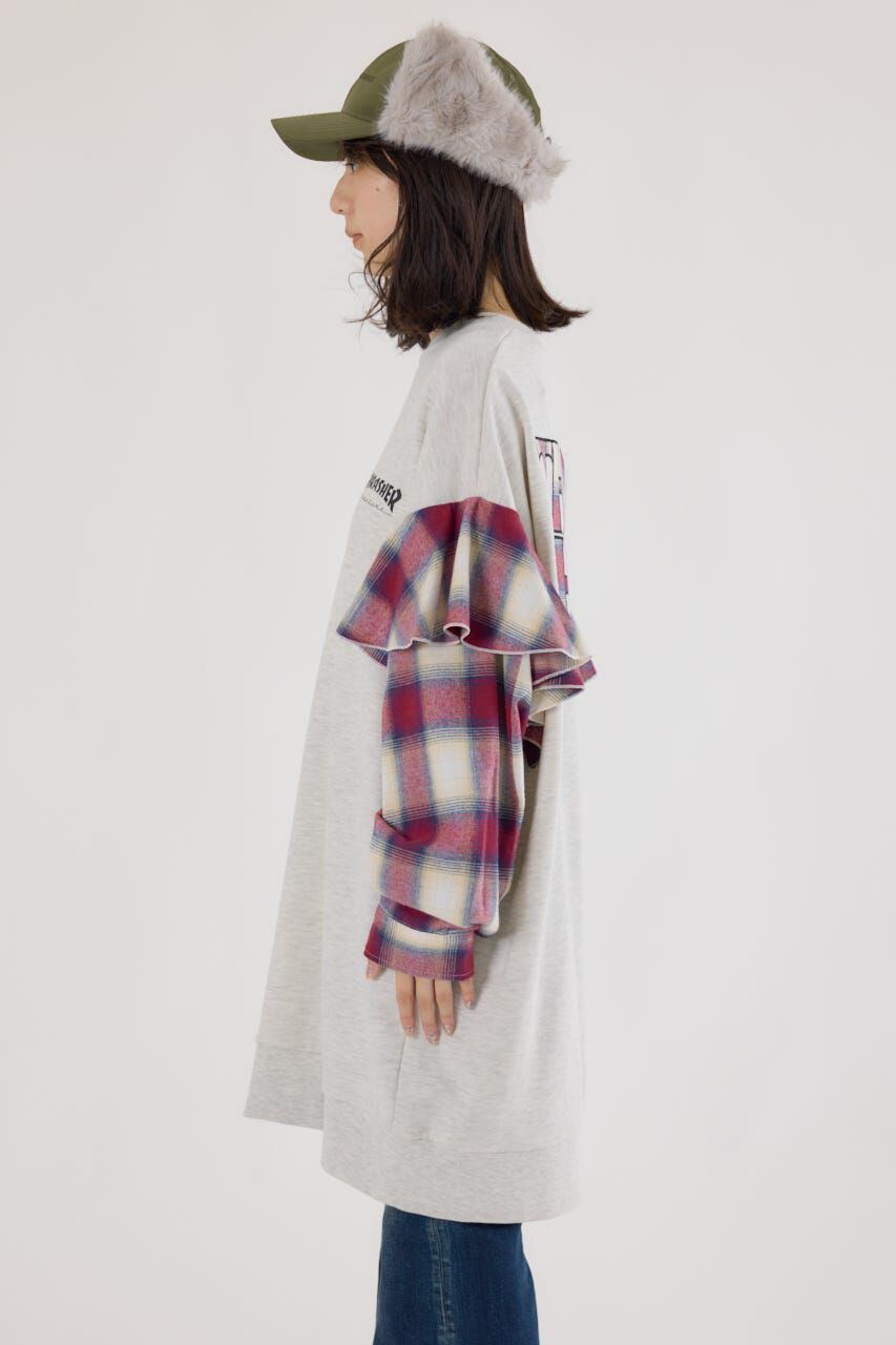 RODEO CROWNS「(THRASHER) リメイクスウェットワンピース」|ワンピース|