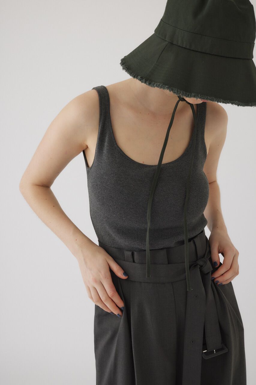 RIM.ARK 「Oval line padset tank」|タンクトップ|