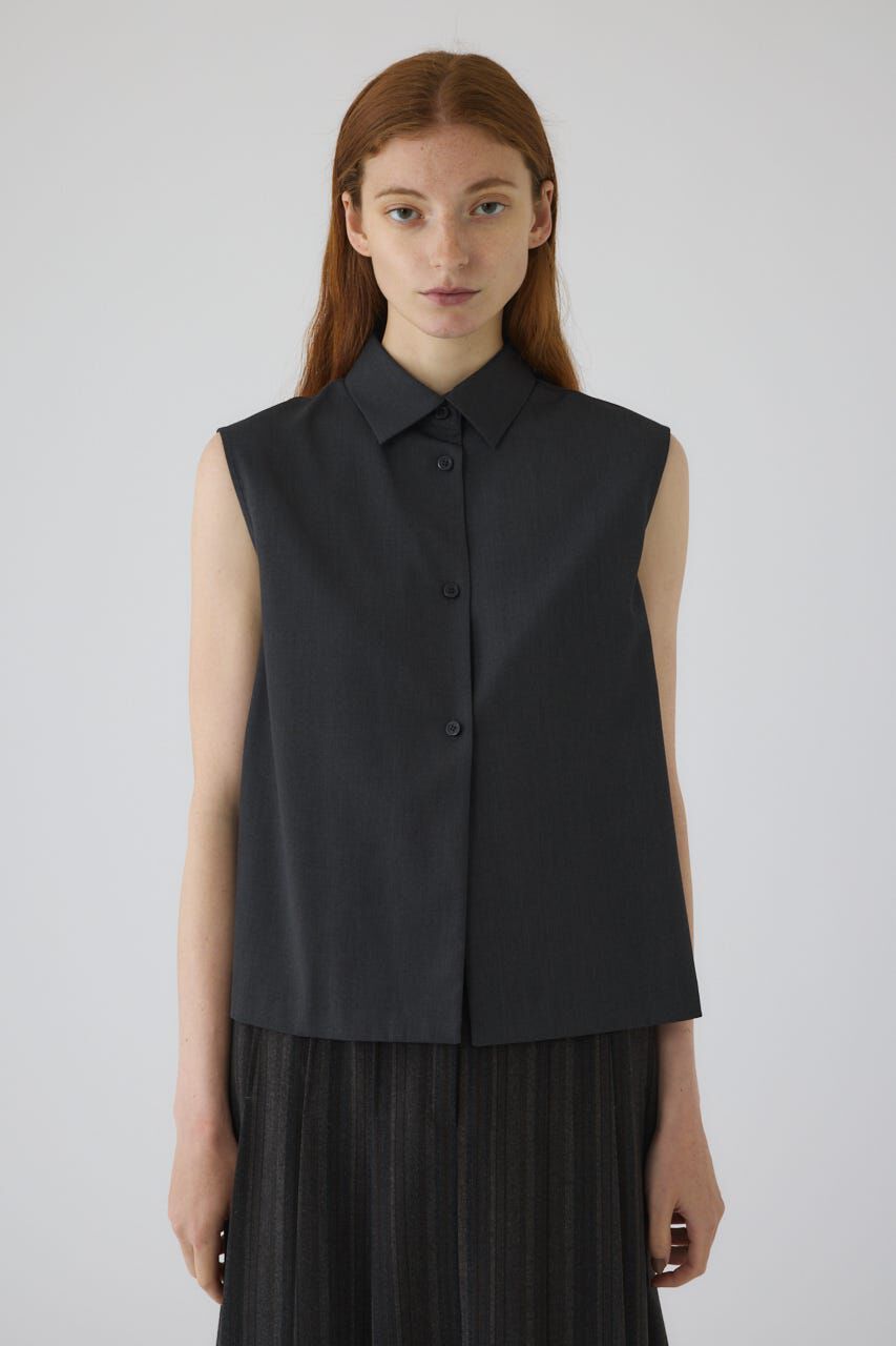 RIM.ARK 「Minimal box silhouette SH」|シャツ・ブラウス|C.GRY