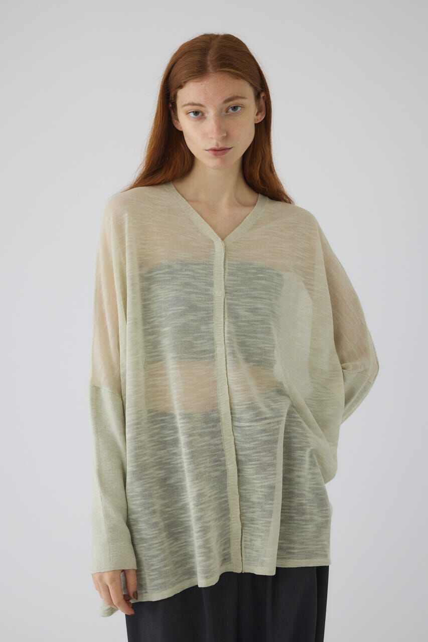 RIM.ARK 「Dry touch summer knit C/D」|カーディガン|