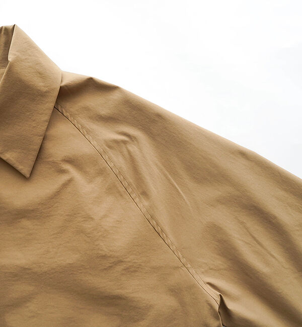 休日と詩「休日のドライブコート」|ステンカラーコート|