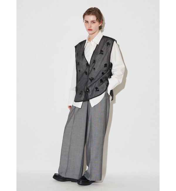 ELENDEEK「SPANGLE SHEER BL」|シャツ・ブラウス|