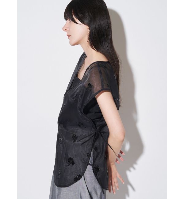 ELENDEEK「SPANGLE SHEER BL」|シャツ・ブラウス|