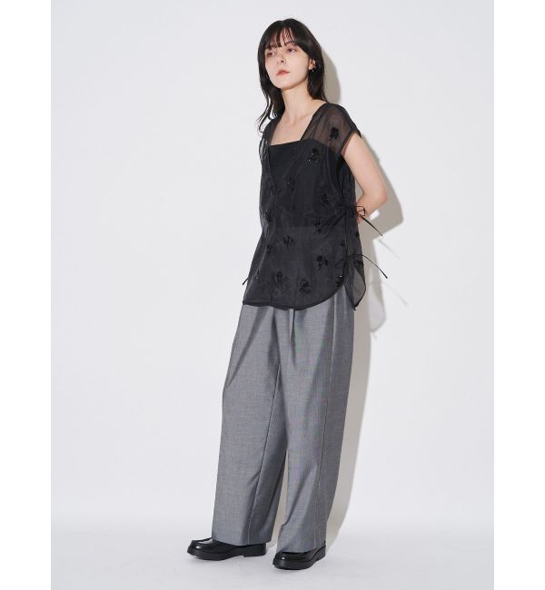 ELENDEEK「SPANGLE SHEER BL」|シャツ・ブラウス|