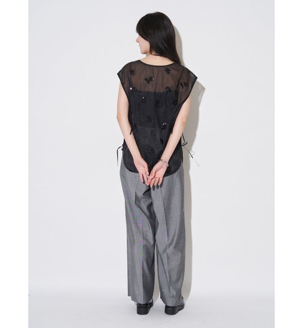 ELENDEEK「SPANGLE SHEER BL」|シャツ・ブラウス|