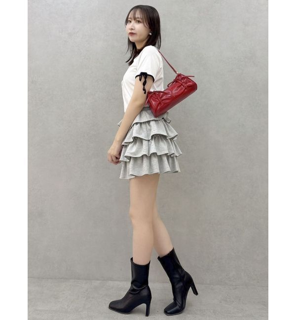 dazzlin「リボンスリーブロゴTシャツ」|Tシャツ・カットソー|