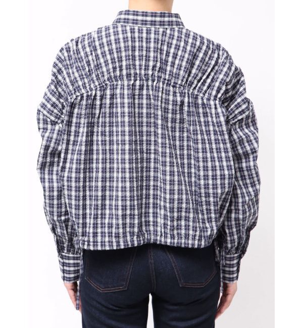 dazzlin「2WAYギャザーシャツブルゾン」|ブルゾン・スタジャン|