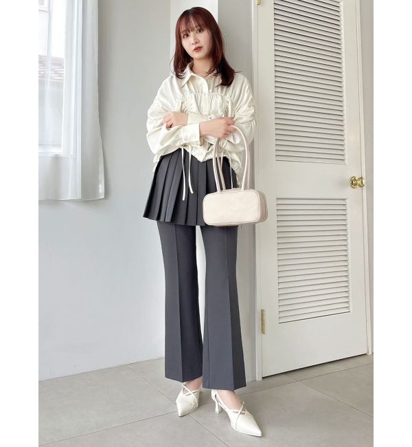 dazzlin「2WAYギャザーシャツブルゾン」|ブルゾン・スタジャン|