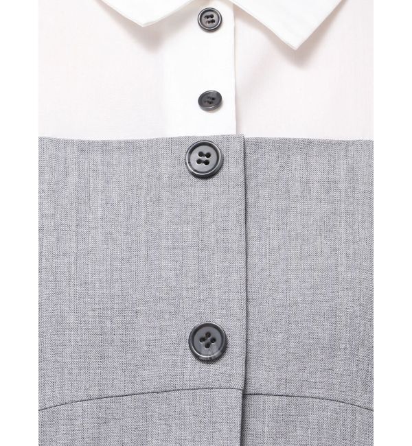 dazzlin「スソプリーツジャケットミニワンピース」|ワンピース|