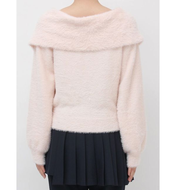 dazzlin「2WAYミニシャギーオフショルニット」|ニット・セーター|