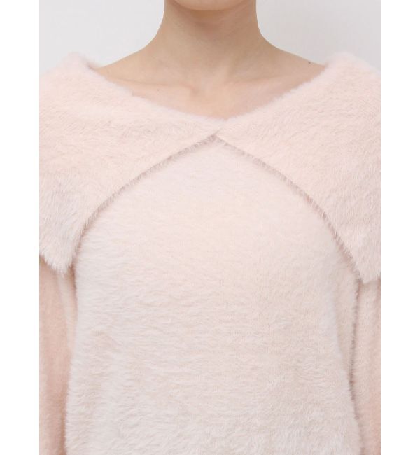 dazzlin「2WAYミニシャギーオフショルニット」|ニット・セーター|