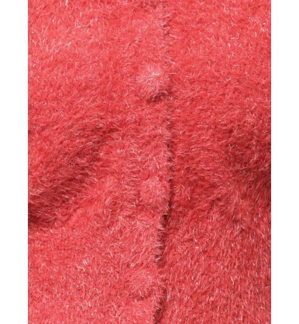 dazzlin「ミニシャギーラメニットカーデトップス」|カーディガン|