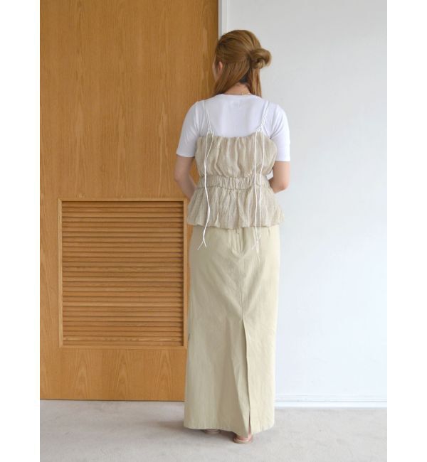 Ungrid「タックデザインアイラインスカート」|スカート|