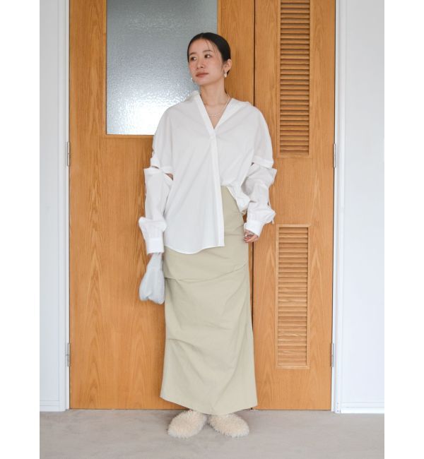 Ungrid「タックデザインアイラインスカート」|スカート|