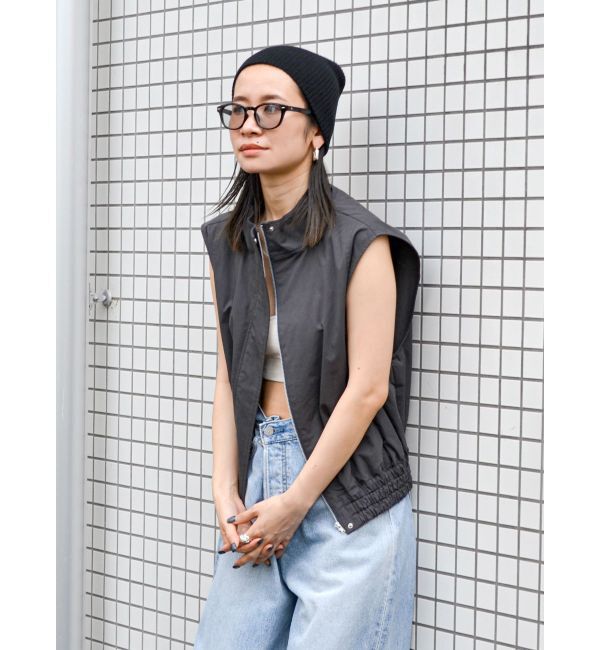 Ungrid「ノースリデザインルーズベスト」|ベスト・ジレ|