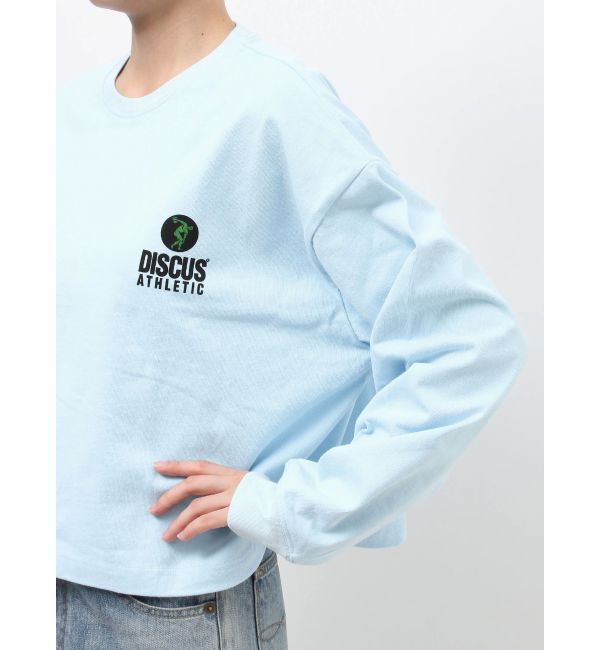 Ungrid「DISCUS別注 ロゴロングスリーブTee」|Tシャツ・カットソー|